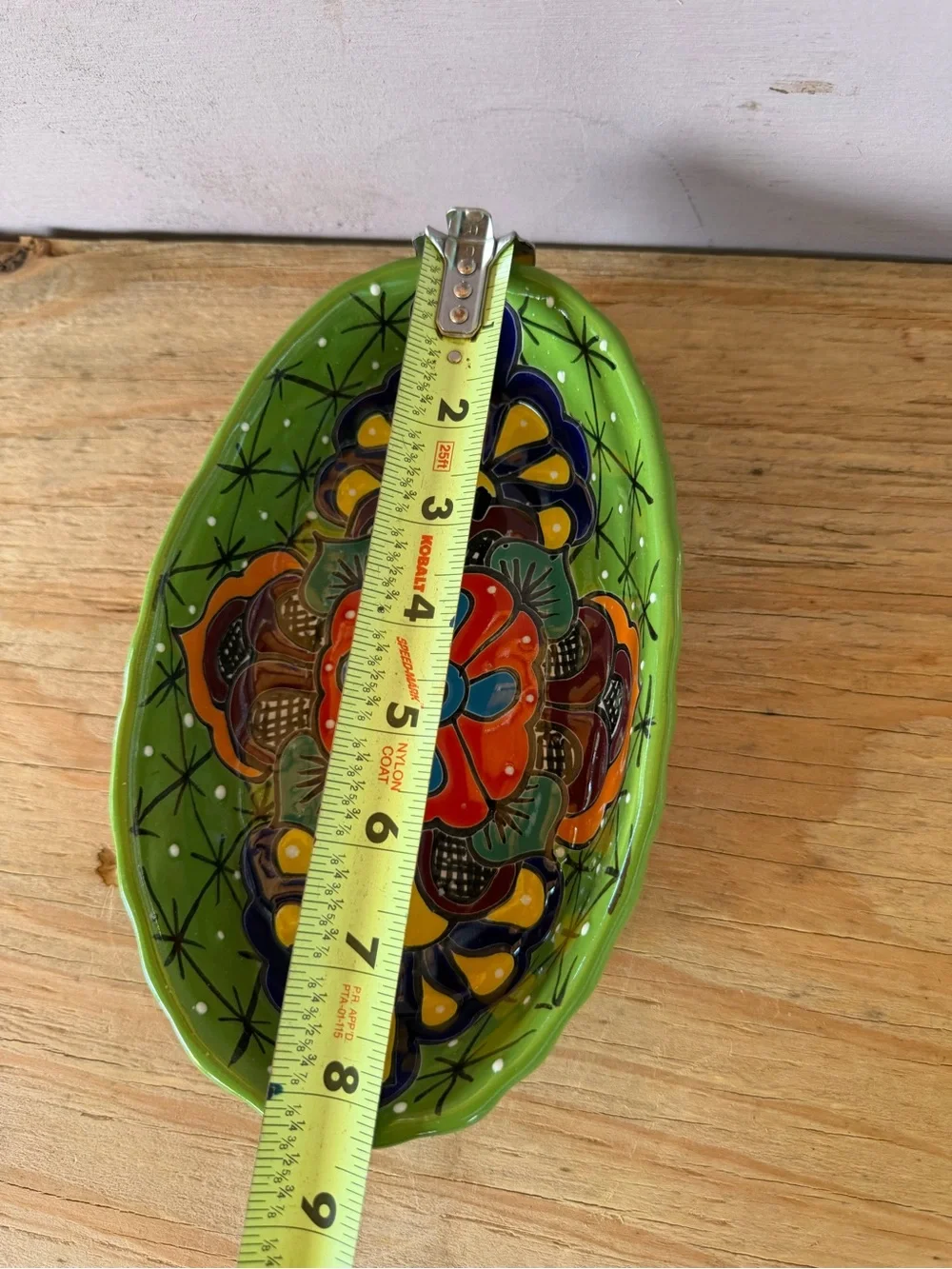 Handmade colorful handpainted